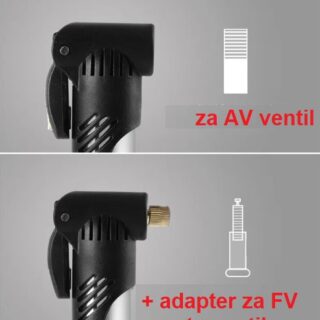 Ručna pumpa za bicikl JC-310A - Slika 3