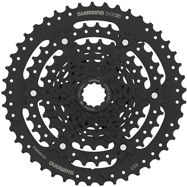 KASETNI LANČANIK SHIMANO CS-HG300-8; 8-SPEED;11-13-15-18-22-27-35-45T;