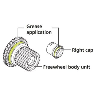 SHIMANO SEAL GREASE FOR MICRO SPLINE FREEHUBS 50g - Slika 2