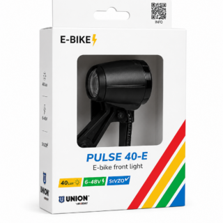 PREDNJE SVETLO UNION® ZA E-BIKE Pulse 40-E, na kartici - Slika 1
