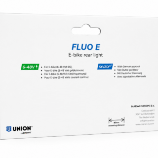 ZADNJE SVETLO UNION® ZA E-BIKE Fluo E, na kartici - Slika 3