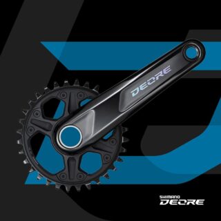 POGON SHIMANO FC-M6120-1, DEORE, FOR REAR 12-SPEED, 2-PCS FC, 175MM, 32T W/O CG, W/O BB PARTS, FOR CHAIN LINE 55MM, IND.PACK - Slika 4