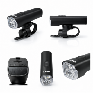 Prednje svetlo SNOP 1200,crna,USB - Slika 5