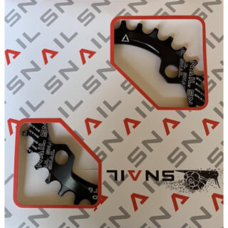 ZUPČANIK ALU 38 ZUBA,CNC; Crna boja,BCD104 - Slika 2