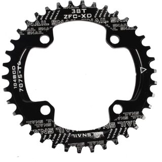 ZUPČANIK ALU 38 ZUBA,CNC; Crna boja,BCD104 - Slika 1