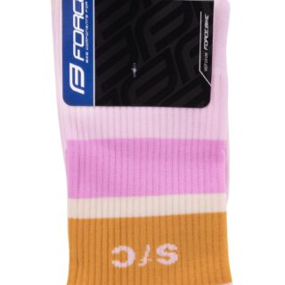 Čarape FORCE STRIPE duže, ljubičasto S-M/36-41 - Slika 2