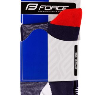 ČARAPE FORCE STREAK, plavo-crvene S-M/36-41 - Slika 2