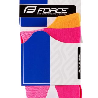 Čarape FORCE STREAK, roze-narandžaste L-XL/42-46 - Slika 2