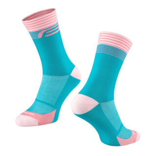 Čarape FORCE STREAK, plavo-roze L-XL/42-46 - Slika 1