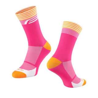 Čarape FORCE STREAK, roze-narandžaste L-XL/42-46 - Slika 1
