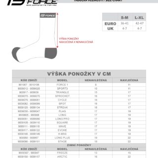 Čarape FORCE STREAK, plavo-roze L-XL/42-46 - Slika 4