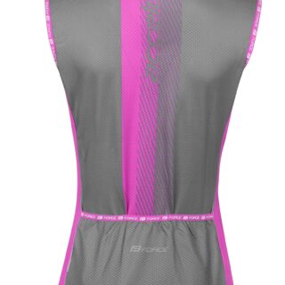 Dres FORCE ACCELER LADY bez rukava, sivo-pink XS - Slika 2