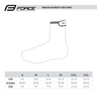 Kamašne FORCE F FAST, crne L - Slika 5