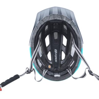 KACIGA FORCE CORELLA MTB sivo-tirkizna S/M - Slika 4