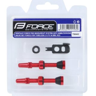 SET FORCE VENTILA ZA 2xFV 44mm, crveni - Slika 3